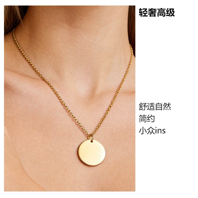 Three fashionable stainless steel rings, bracelets and necklaces with diamond-encrusted designs for cross-border European and American women pic 3