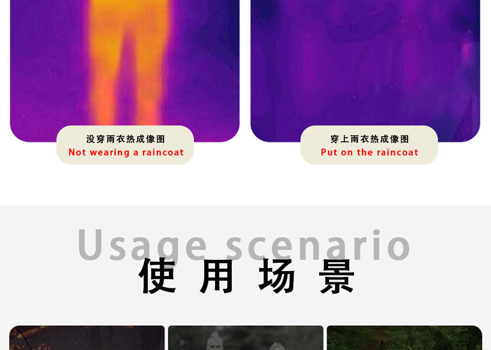 户外露营应急雨衣抗寒铝膜保暖防水急救带帽子斗篷式便携雨衣现货详情14