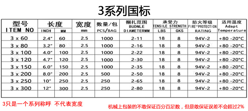 扎带尼龙扎带厂家大量批发加粗大号捆绑塑料扎带耐寒工业级速线带详情19