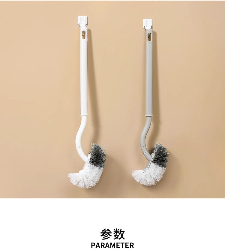 家用马桶刷无死角2024新款蹲便器厕所刷子卫生间刷子马桶刷壁挂式详情3