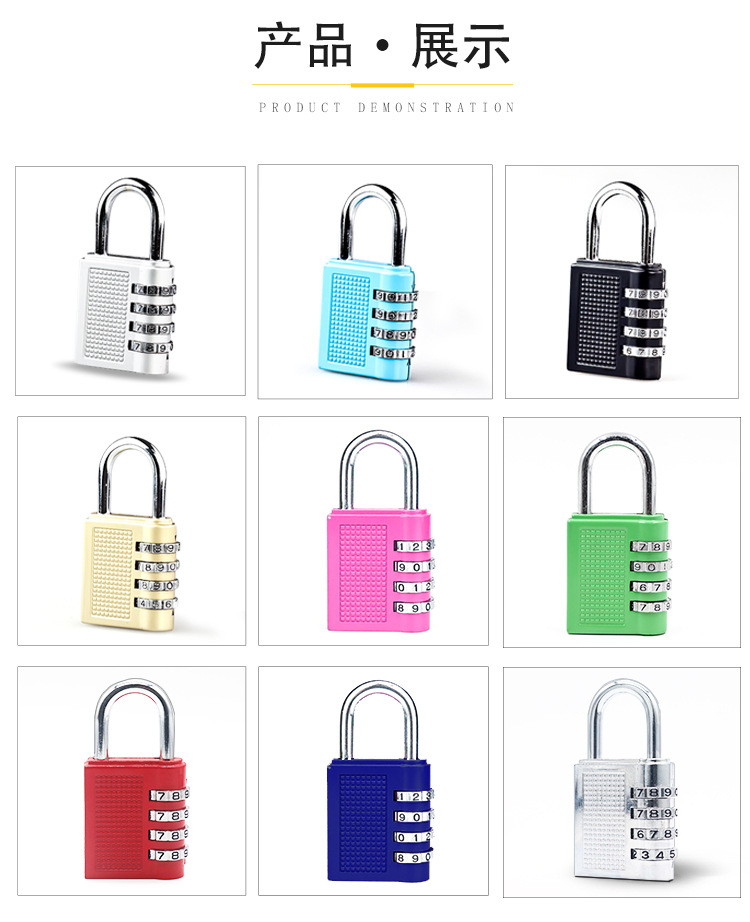 Xinma Password zinc alloy digital password lock, padlock, suitcase, gym anti-theft lock, mechanical cabinet lock in stock pic 4