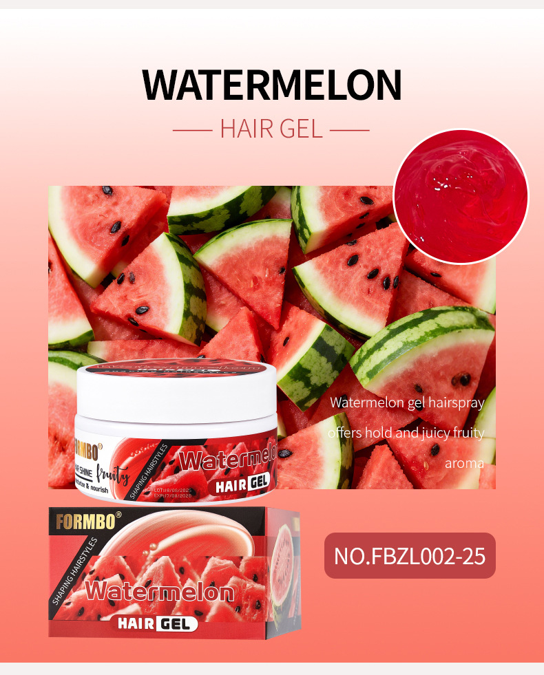 【 Cross-border Exclusive 】FORMBO Fruit Gel Hair Styling, Curling, and Frizzy Mousse Gel Wholesale pic 13