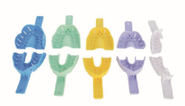 Cross-border exclusive disposable implant trays, impression dental trays, color plastic impression trays, dental orthodontic appliance kits pic 6