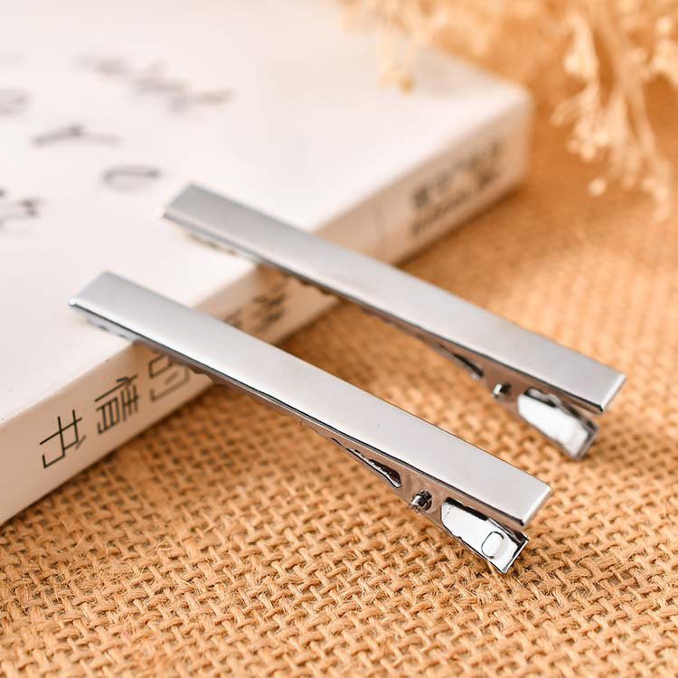 Square duckbill clips, diy hair clips, wholesale hair accessory materials, bb clips, plain clips, hair clips, square clips, duckbill clips, headwear pic 6