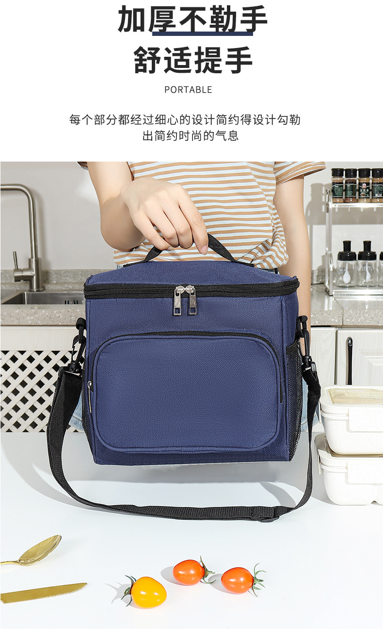 Bento bags, student insulated bags, thickened aluminum foil meal bags, office worker lunch box bags, lunch box handbags pic 6