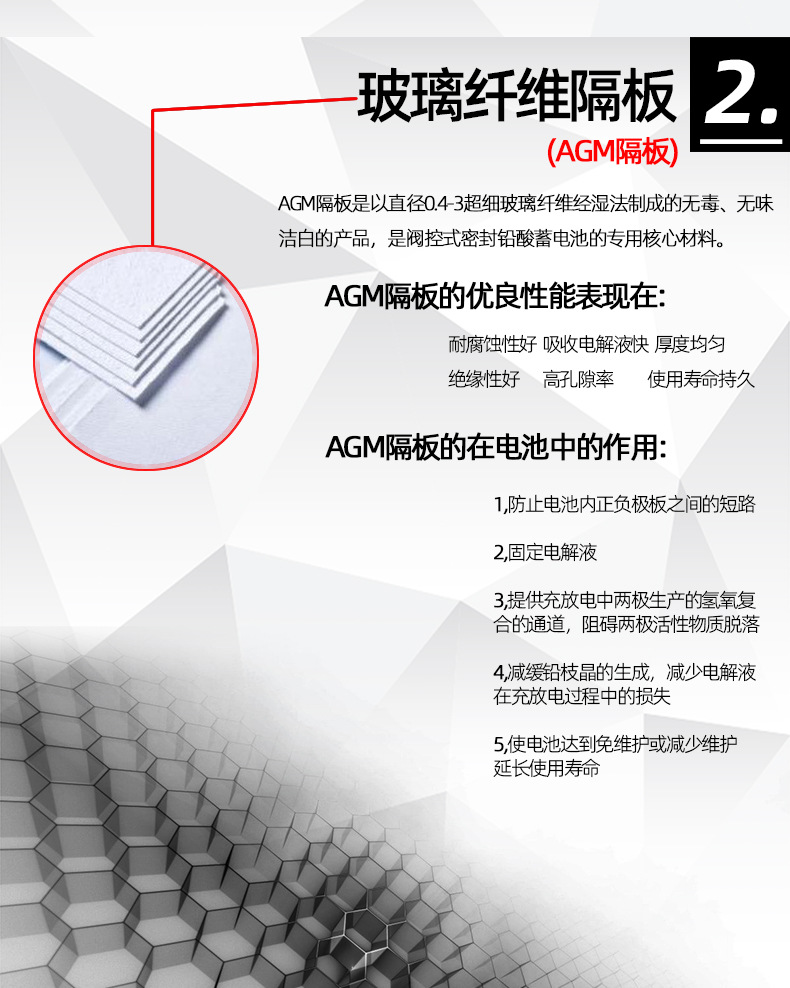 12V2.6Ah太阳能光伏系统蓄电池储能电源直流屏胶体铅酸电池定制详情9
