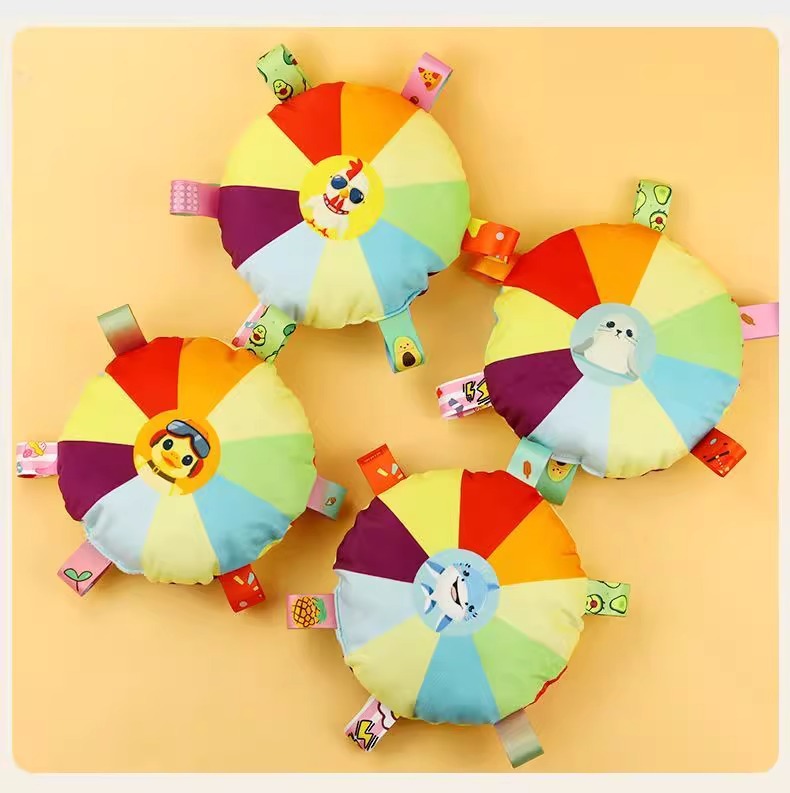 狗狗毛绒发声飞盘玩具自嗨解闷工具柯基消耗体力宠物耐咬拔河玩具详情8