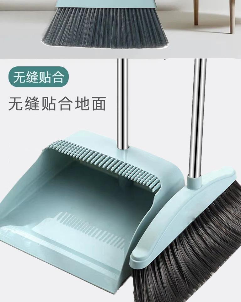 Thickened broom and dustpan set combination, soft bristle household broom, single broom for sweeping, bathroom broom for sweeping hair pic 7