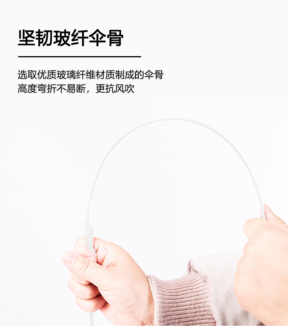 儿童新款彩虹伞全纤维防摔无开关推拉式手动七彩雨伞现货批发详情9