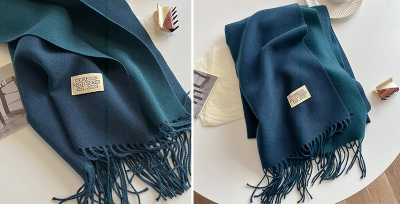 跨境双面仿羊绒围巾女冬季保暖情侣高级感中长款围脖纯色百搭披肩详情42