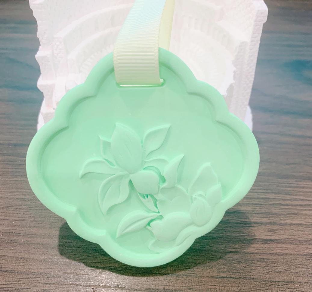 Cross-border car gypsum scented relief sheet hanging piece, diffuser stone, air fresher wardrobe scented hanging piece, one-piece consignment pic 9