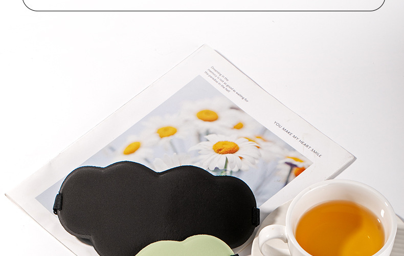 3D立体云朵睡眠眼罩双面冰丝遮光透气缓解眼疲劳不压眼午睡眼罩详情34