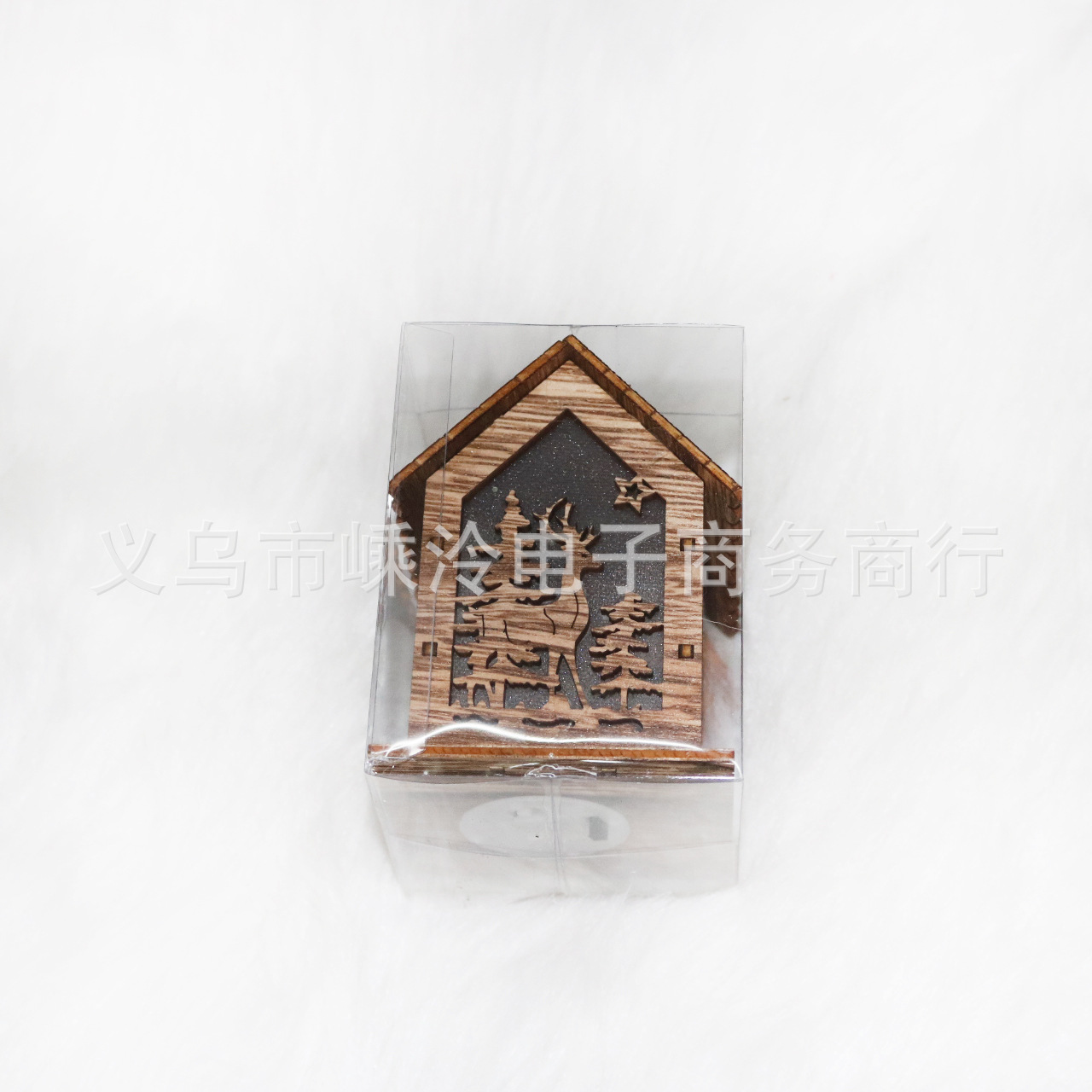 Christmas decoration, large wooden house base with light, Christmas supplies, PVC lighting fixtures, lighting table lamps, night lights, decorative table lamps pic 7