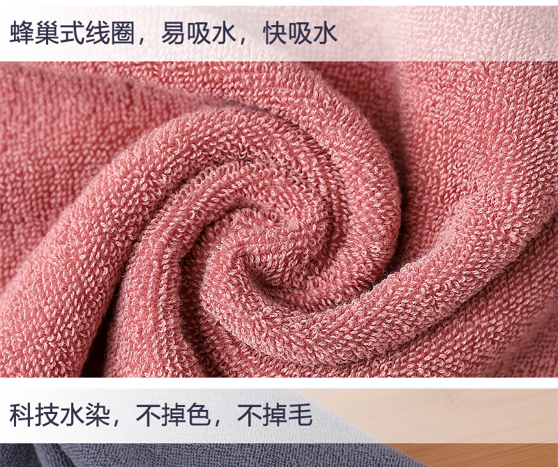 毛巾洗脸用纯棉浴巾成人提花酒店家用运动健身美容院套装详情17