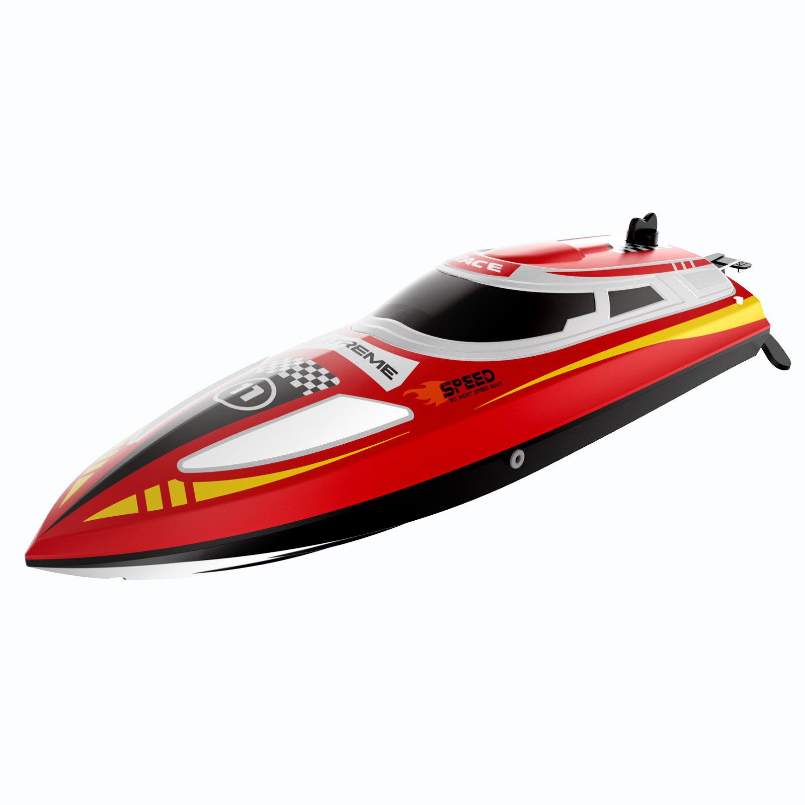 跨境30KM/H高速竞技2.4G快艇玩具三挡调速定速巡航RC遥控船带灯光详情21