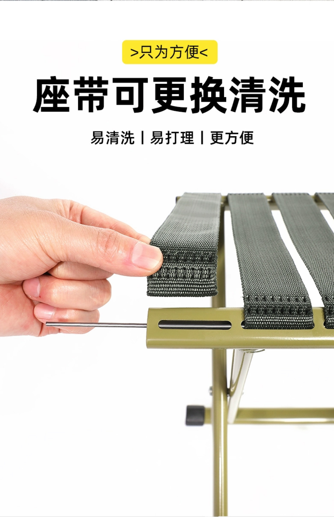 户外折叠凳子板凳小马扎便携式钓鱼凳超轻折叠椅子露营野餐折叠凳详情9