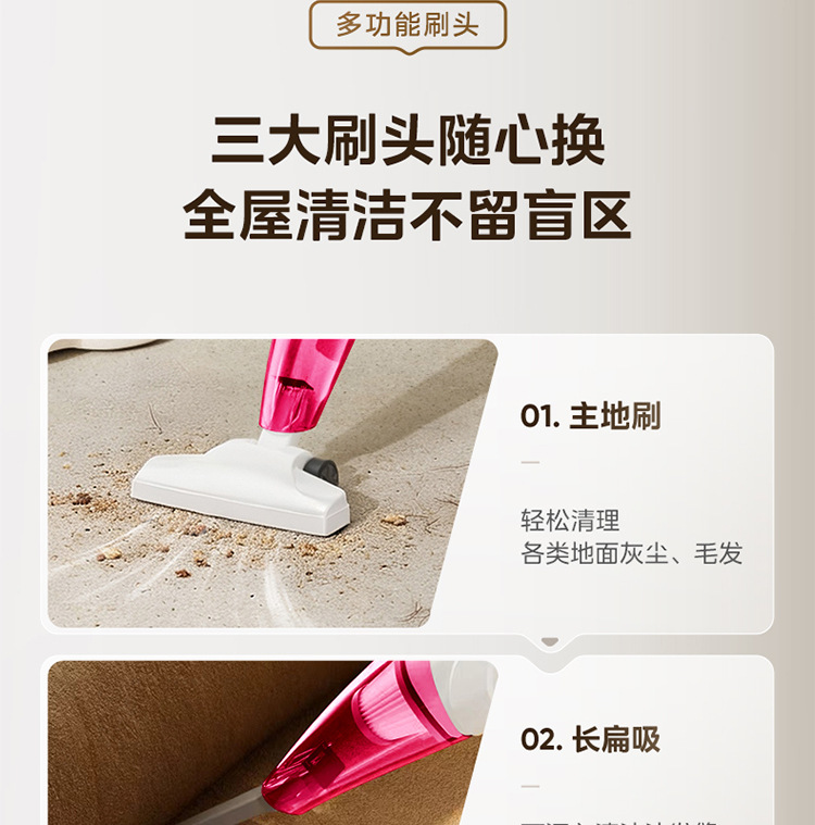 Midea/美的吸尘器SC861A家用大功率小型迷你手持推杆吸尘机详情14