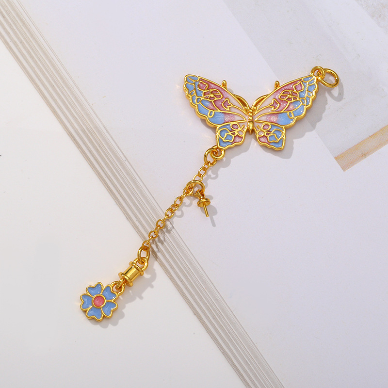 Hot-selling personalized butterfly bracelet pendant accessory, fashionable and sweet DIY handcrafted decoration, hanging accessory, wholesale in stock, bookmark pic 6