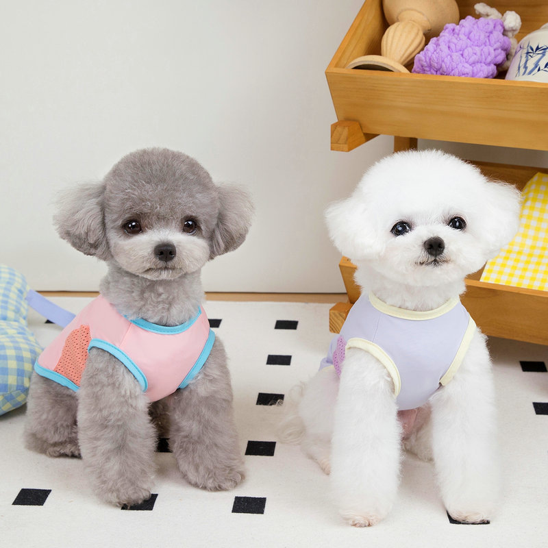 Cool summer new pet vest for cats and dogs, small dog Teddy Bichon Frise Pomeranian 25 refreshing vest pic 5