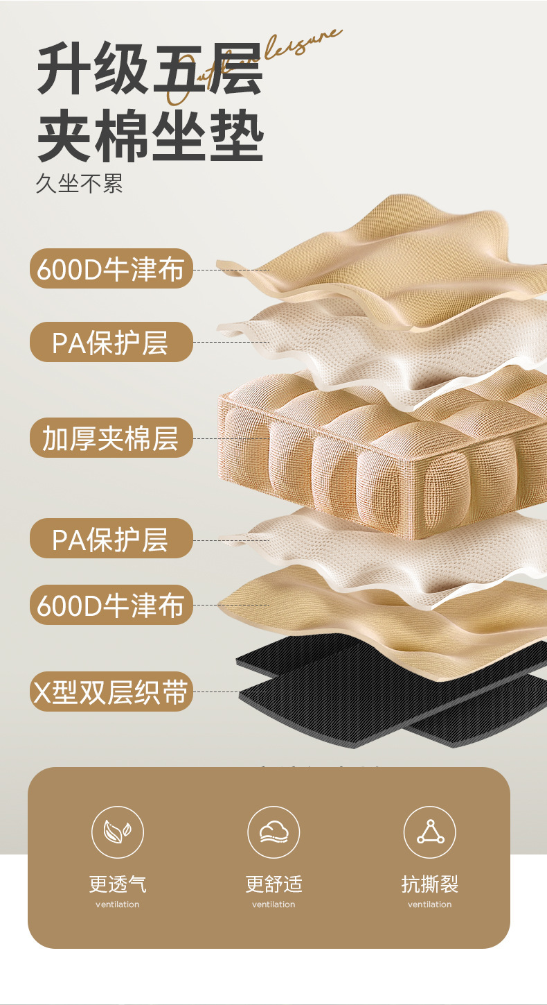 洋公子户外月亮椅高背可调节折叠椅露营钓鱼椅野营靠背椅户外野营详情7