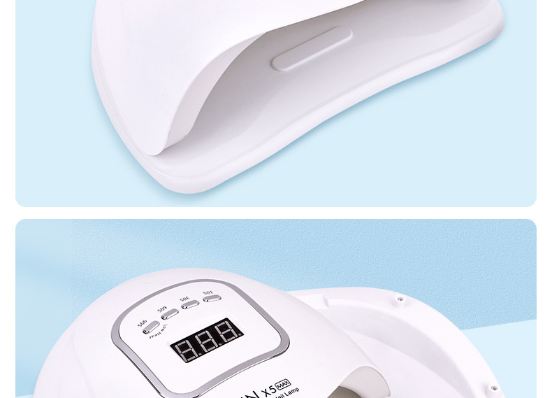 跨境美甲机光疗灯150W指甲烤灯烘干机甲油胶速干led美甲灯X5MAX详情11