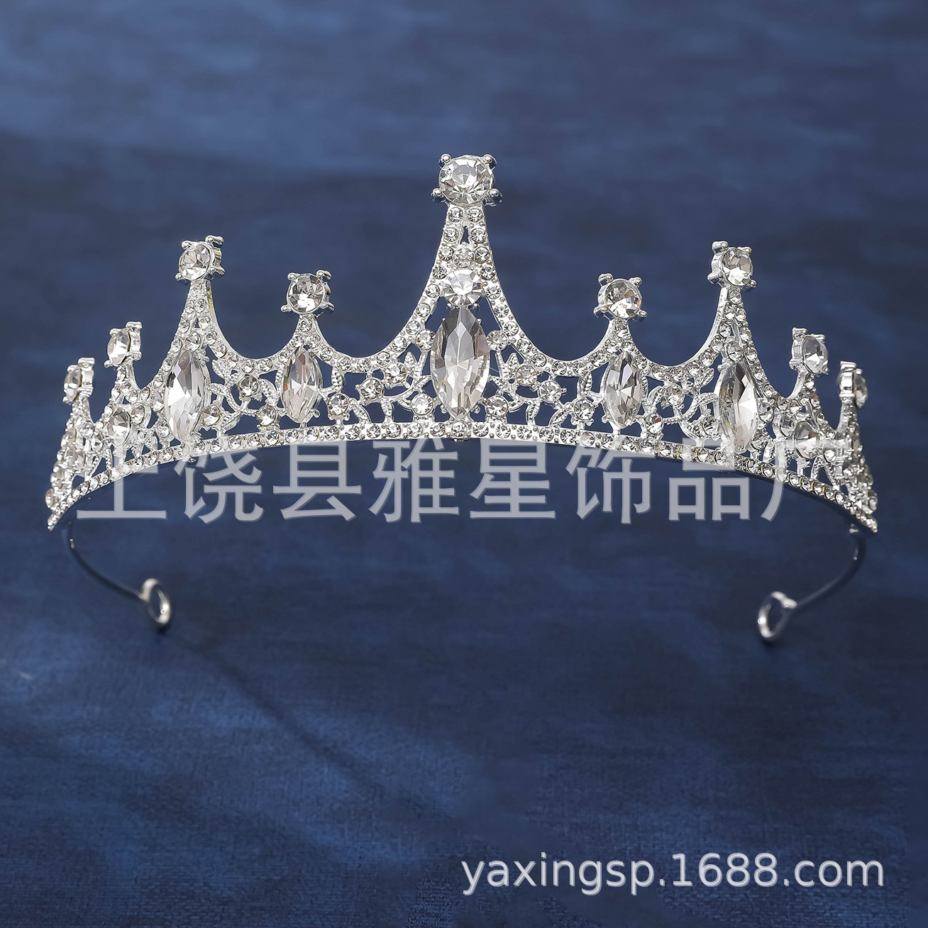 Nuevo estilo venta directa de fábrica tiara para niños tiara para niñas aros de pelo de cristal espectáculo de cumpleaños para niños accesorios de boda pic 16