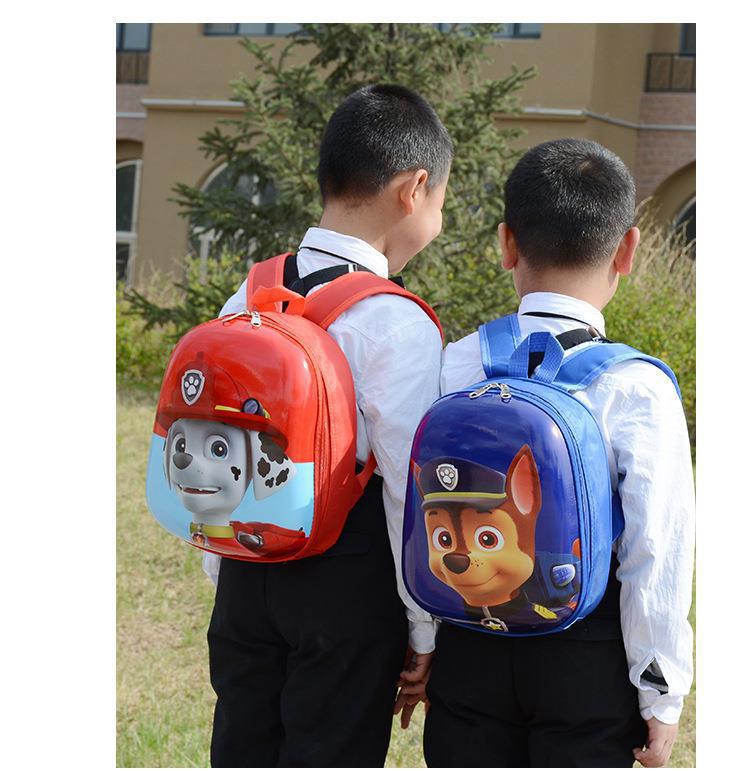 儿童书包硬壳汪汪队小朋友幼儿园卡通2-3-5岁女童男童双肩背包详情21