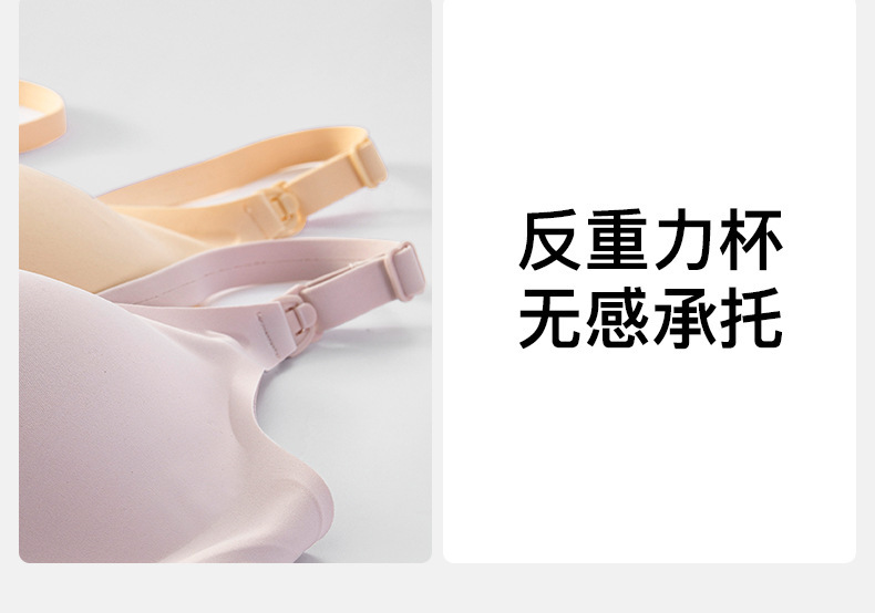 ROVO四季款哺乳内衣女孕妇聚拢防下垂大胸显小无痕固定杯批发文胸详情25