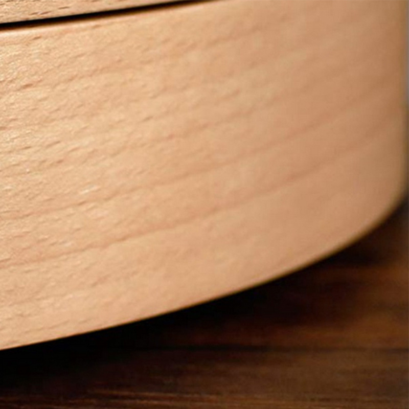 E-commerce cross-border bestseller solid wood silent scanning simple design artistic clock, Nordic wooden clock, wooden wall clock pic 3