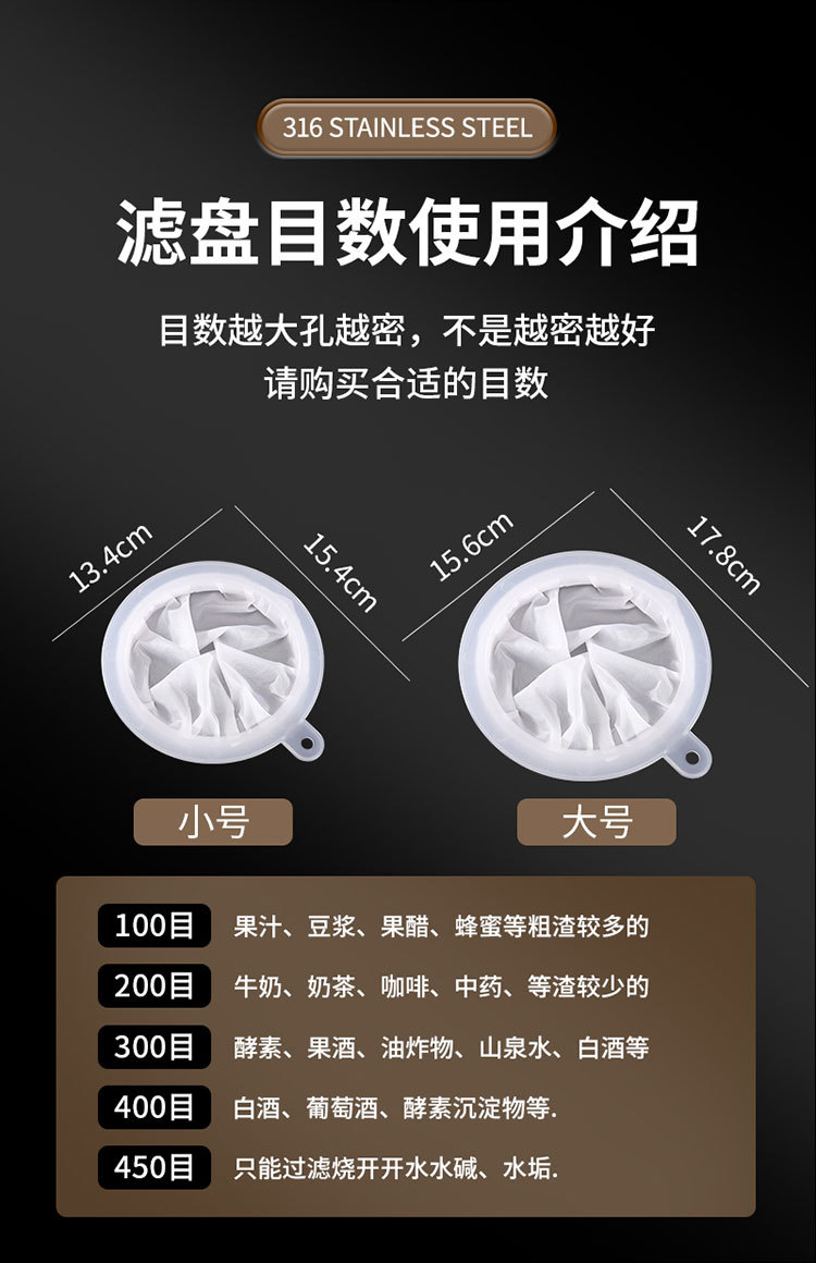 酒提316不锈钢大口径打酒器家用加油漏斗舀酒勺子大号详情11