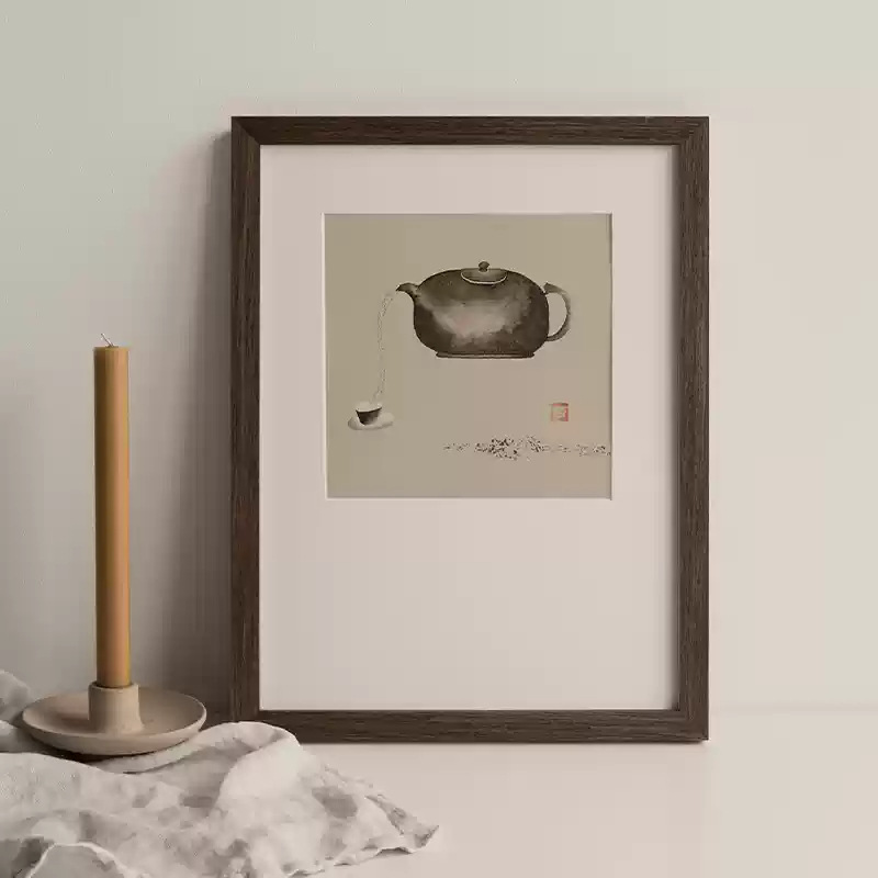 画框装裱实木字画装裱框架书法表框画框外框挂墙装饰摆件相框中式详情2