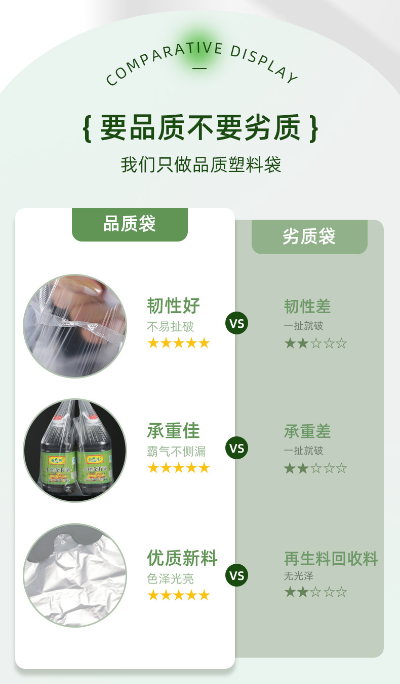 透明塑料袋食品袋加厚打包袋方便袋手提袋包装袋子大号批发背心袋详情13