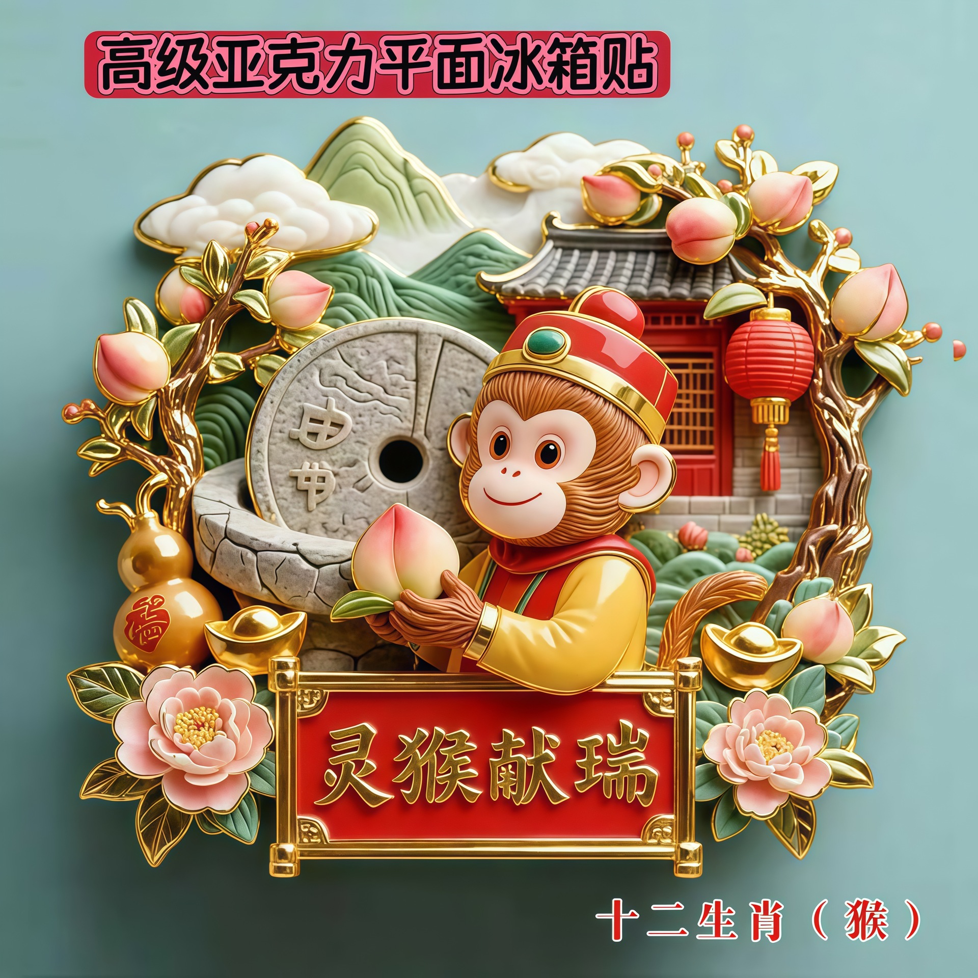 【 The Twelve Chinese Zodiac Signs 】 Fridge Magnets, cultural and creative flat fridge magnets, Chinese trend and Chinese style travel souvenirs pic 11