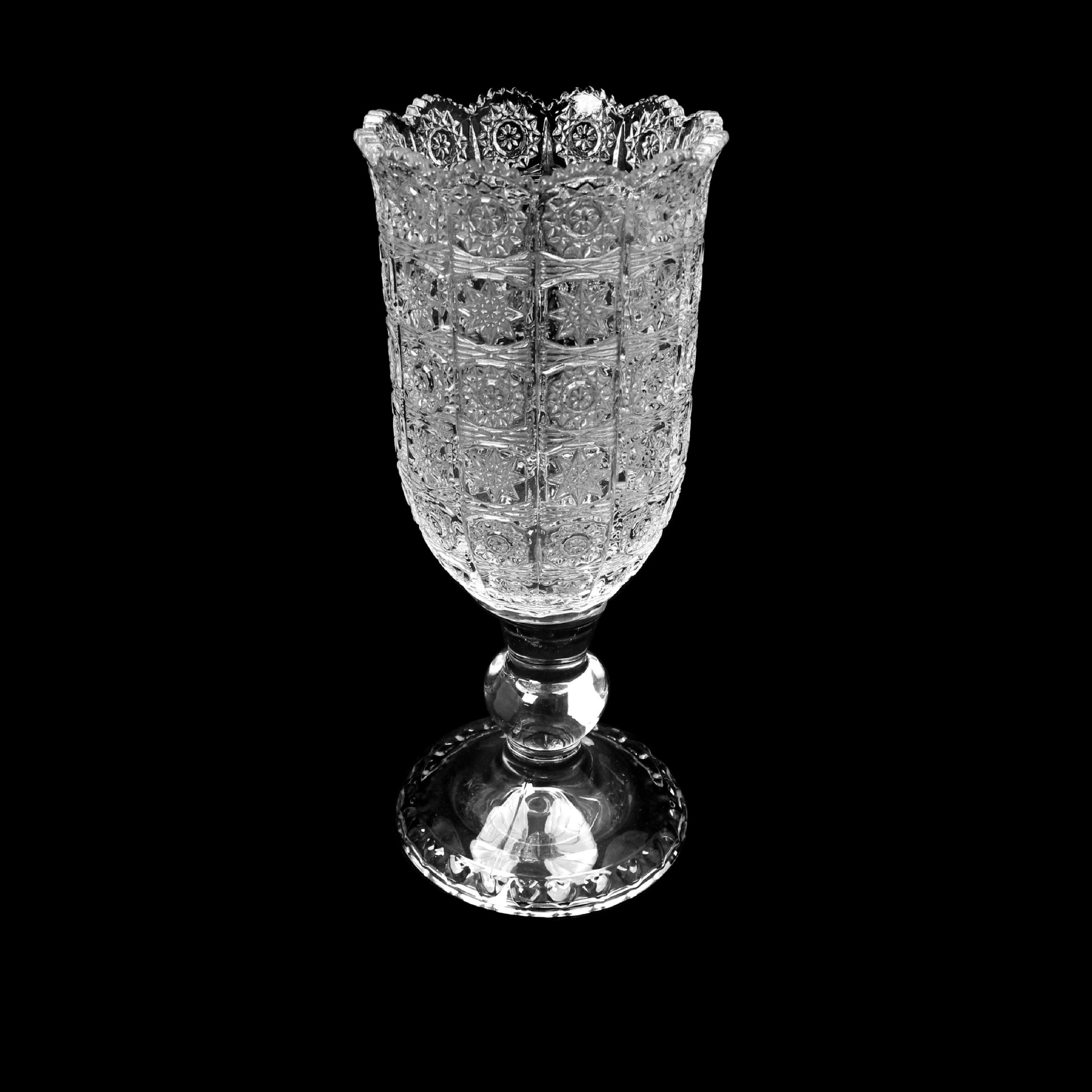 太阳花玻璃脚水果盘果斗糖缸成套系列中东跨境热销详情11