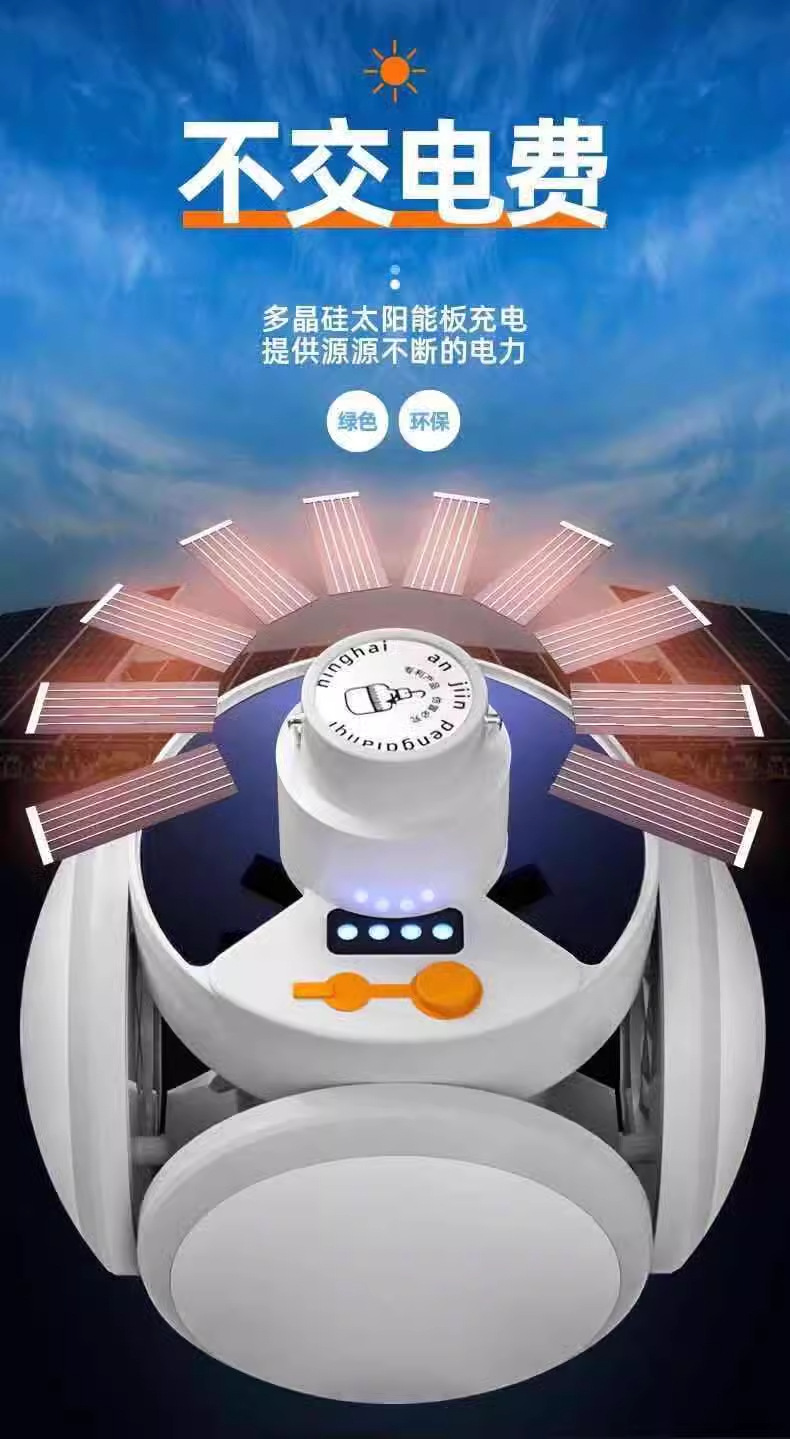 跨境太阳能蓝牙音箱大音量充电灯泡节能夜市地摊灯户外露营照明灯详情19
