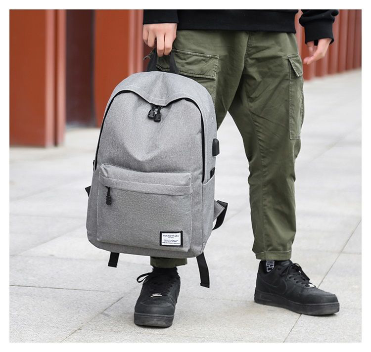 电脑双肩包大容量男女韩版旅行背包学院风时尚商务背包休闲包批发详情17