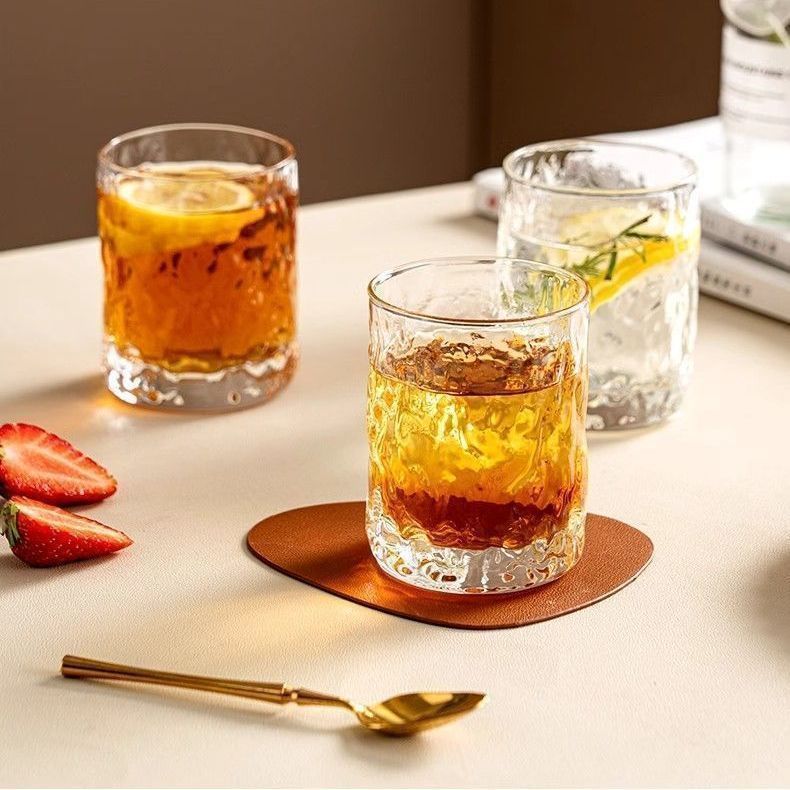 A set of 6 thickened heat-resistant glass cups for home use, including transparent drinking cups, tea cups, milk, juice and beer cups pic 15