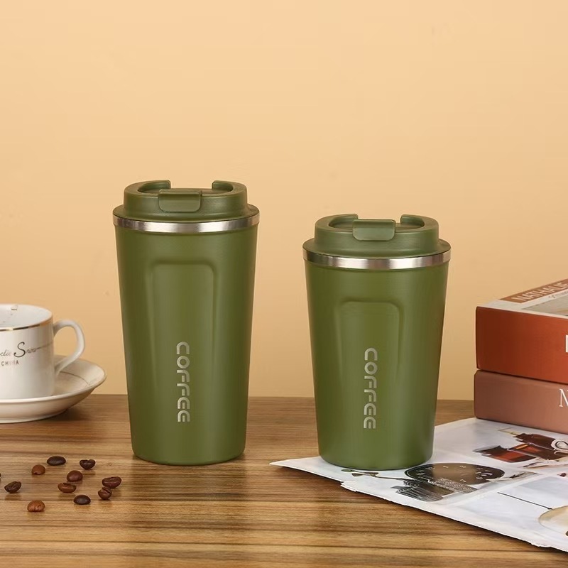 厂家直供简约户外真空双层不锈钢咖啡杯保温杯商务随行礼品杯批发详情4