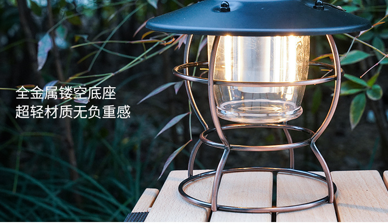 Cross-border outdoor camping lamp, led portable tent lamp, multi-functional charging portable camp lighting, horse lamp, camping lamp pic 20