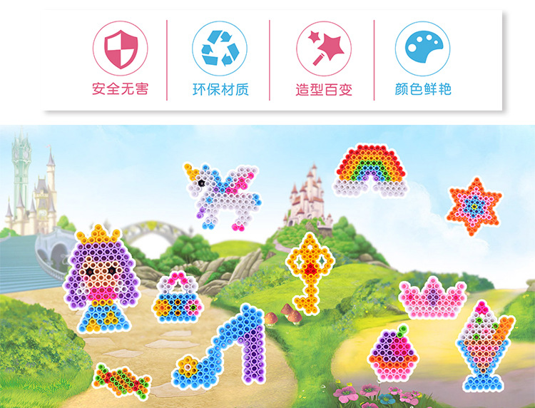 Amazon Cross-border New 10mm Bean-making set, a handmade diy educational toy bean-making material package for wholesale pic 3