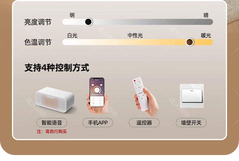 全光谱客厅吊灯意式轻奢圆环led大厅主灯设计师样板房卧室餐厅灯详情12