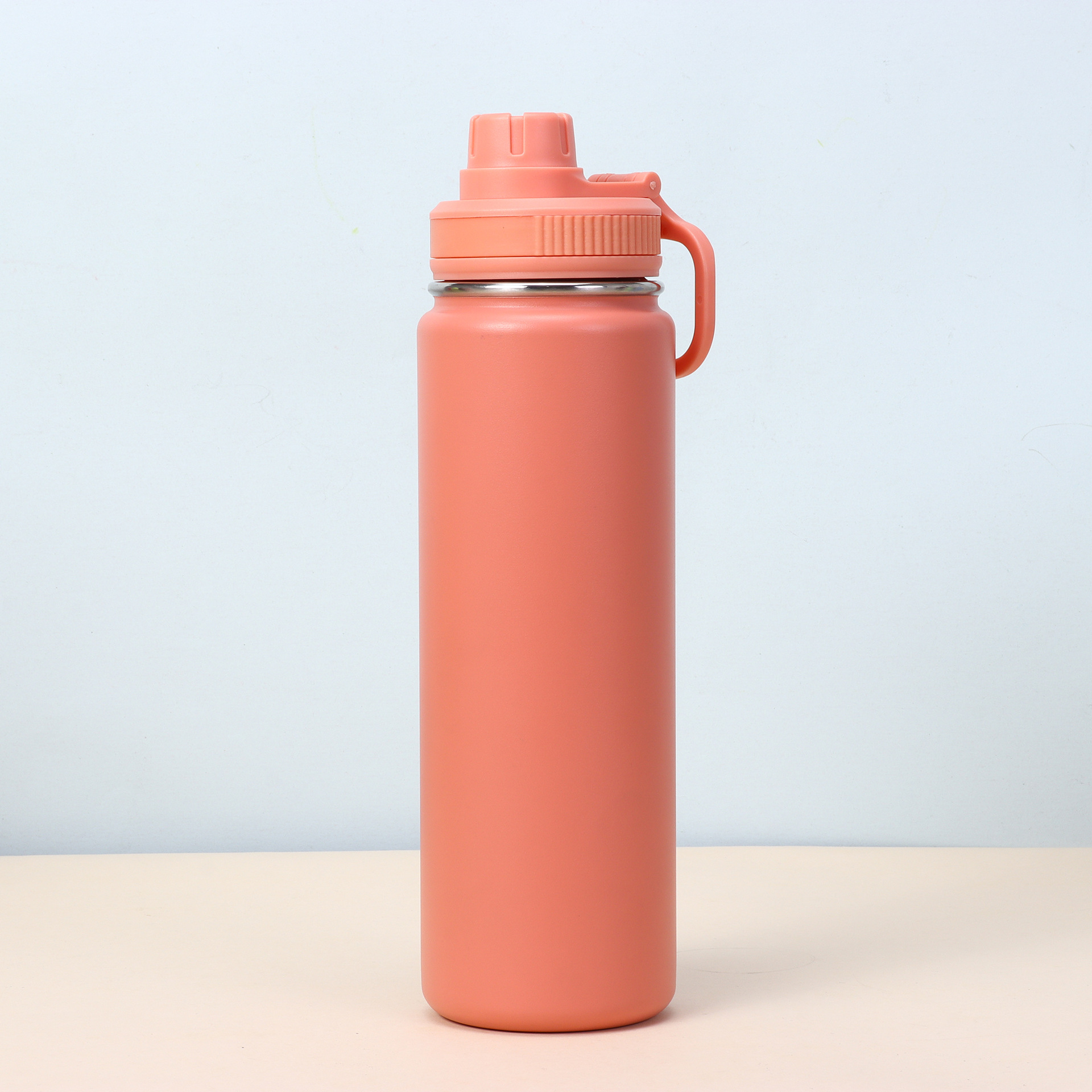 跨境批发大容量不锈钢太空壶户外登山运动水壶双层保温杯印制logo详情6
