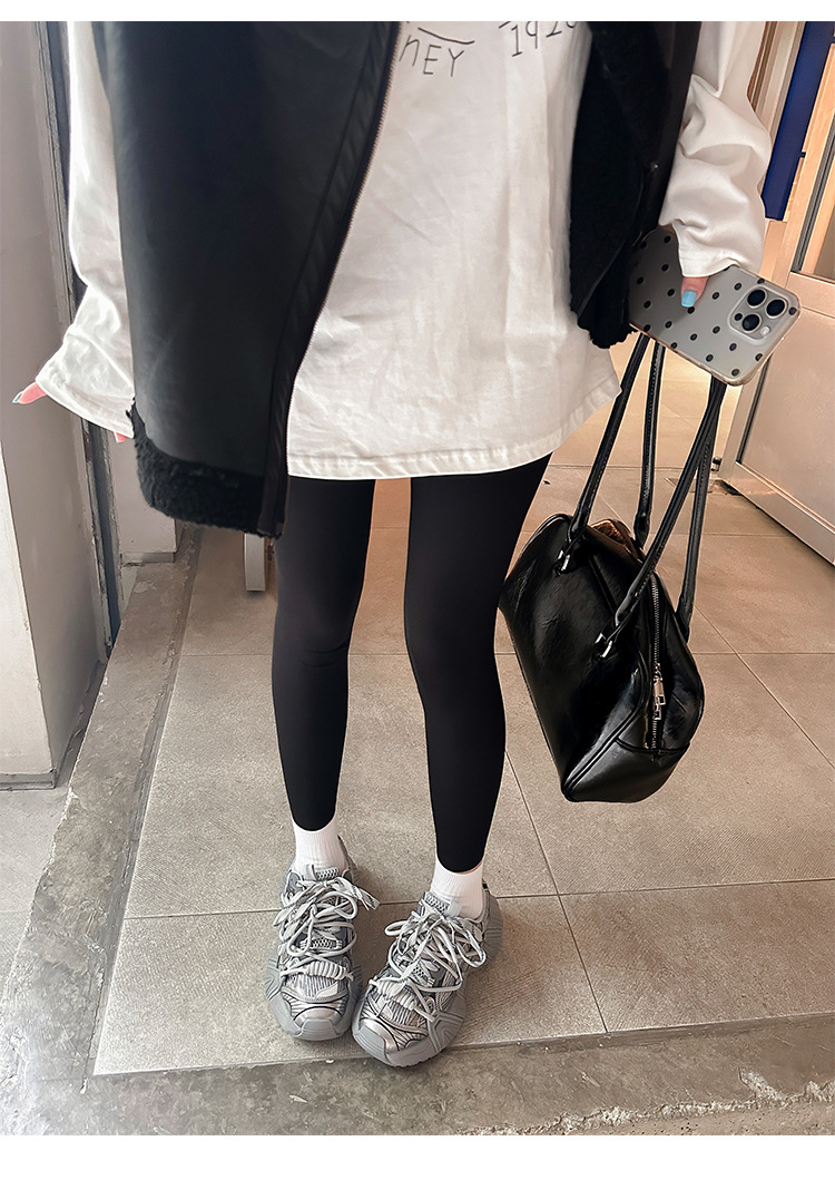 葡萄妈同款 画报女孩 时髦双鞋带网面拼接厚底增高老爹鞋女真皮详情62