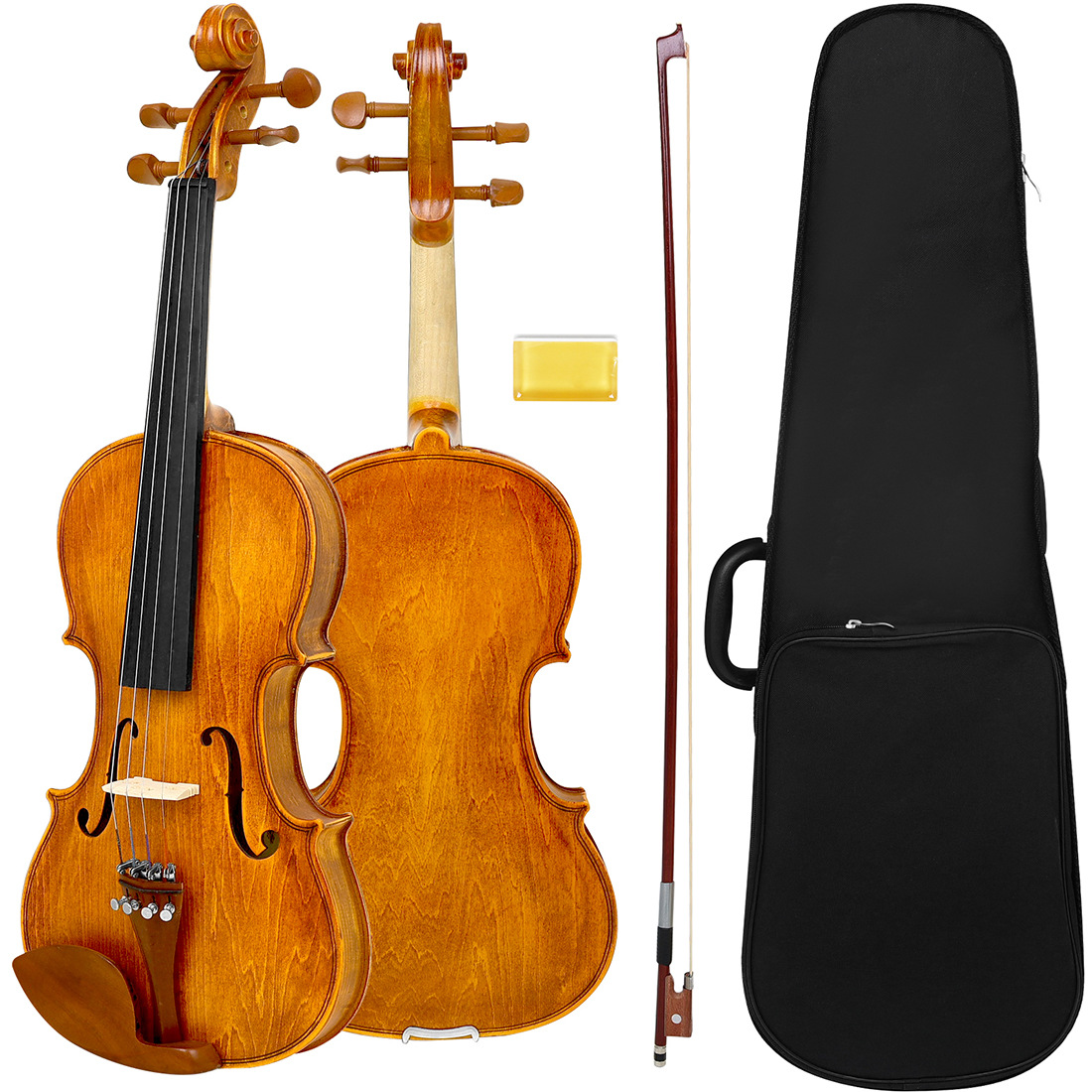 Patterned violins, professional handcrafted violins for beginners, children and adults playing violins, basswood laminated violins manufacturer pic 7