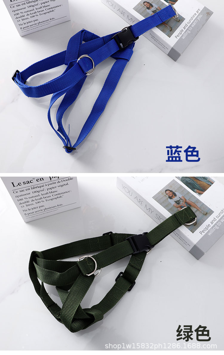 Medium and large-sized dog leashes, pet chest and back straps, leashes, universal dog leashes, portable pets pic 11
