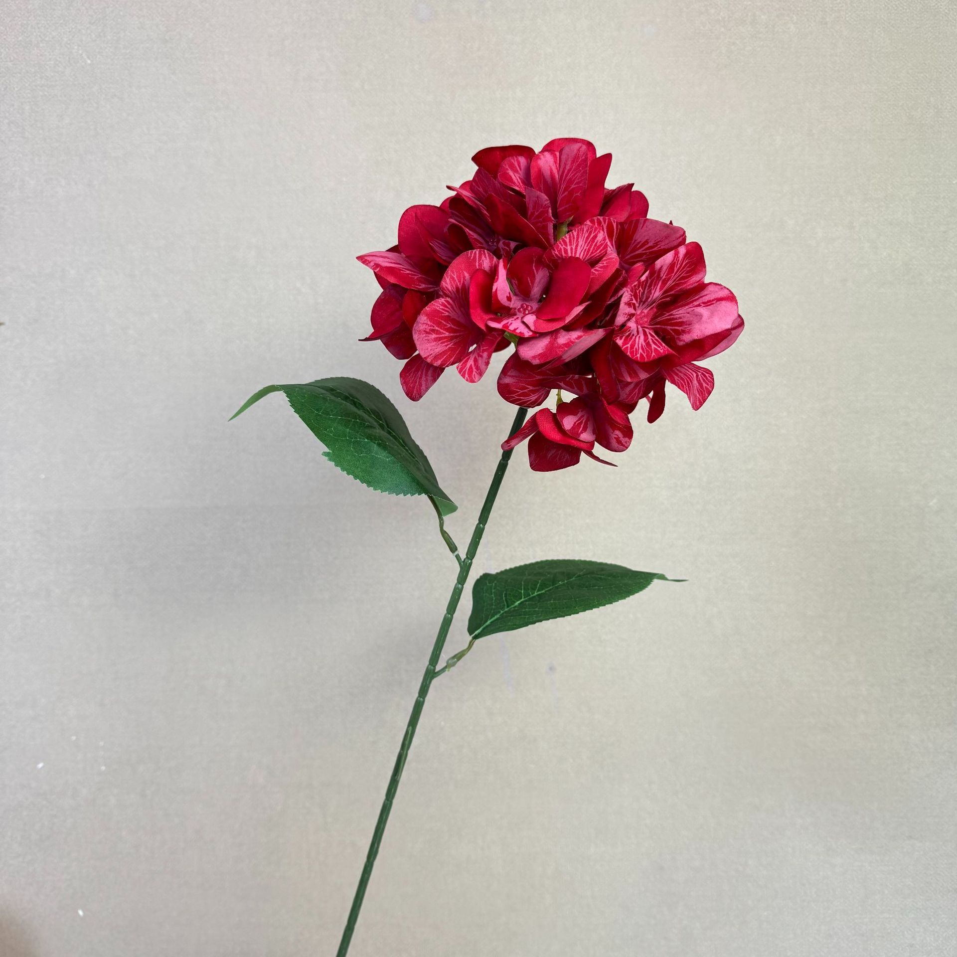 大单只丝印布绣球婚庆仿真花艺家居装饰假花绣球花仿真花束批发详情11