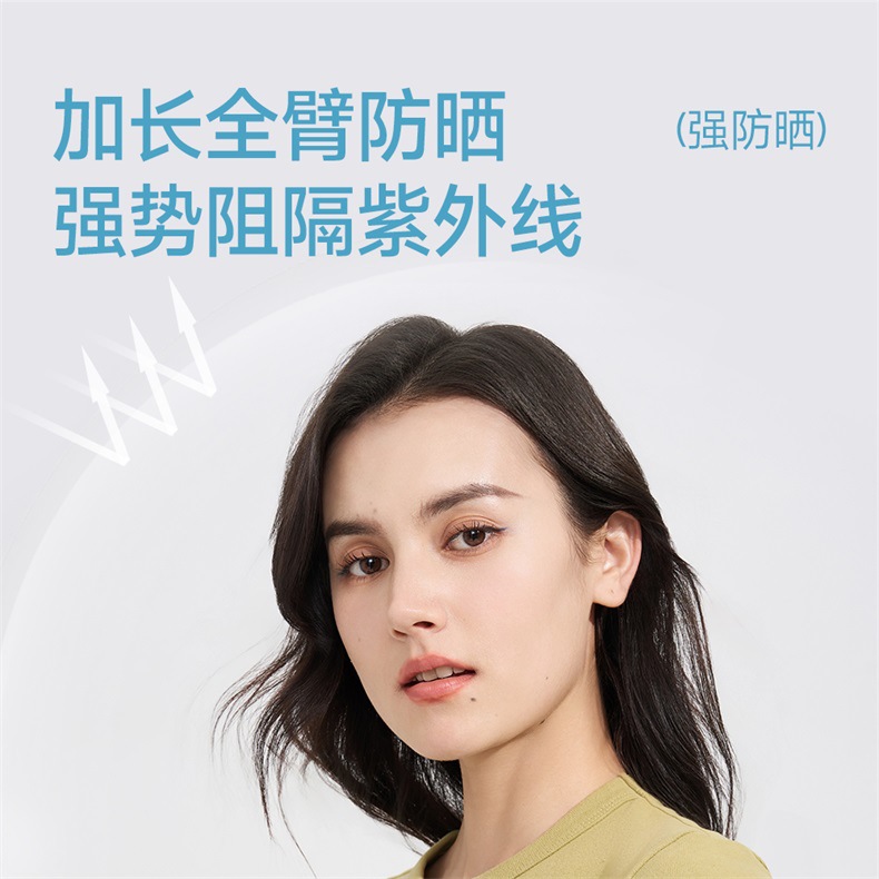 VVC防晒冰袖男女薄款夏季户外防紫外线透气开车骑行冰丝护手臂套详情5