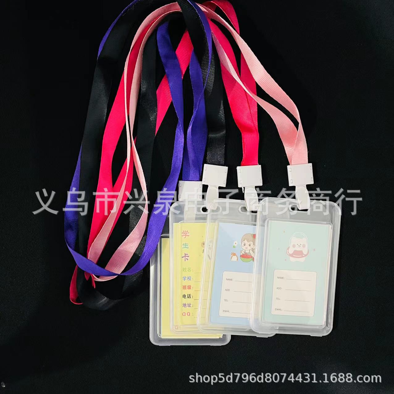 【 Zone 3-3 】 Small hard card case 20/ pack 1200/ box Work ID card case, student card case, bus card case, ID protection case, meal card, employee name tag, lanyard, school name tag pic 3
