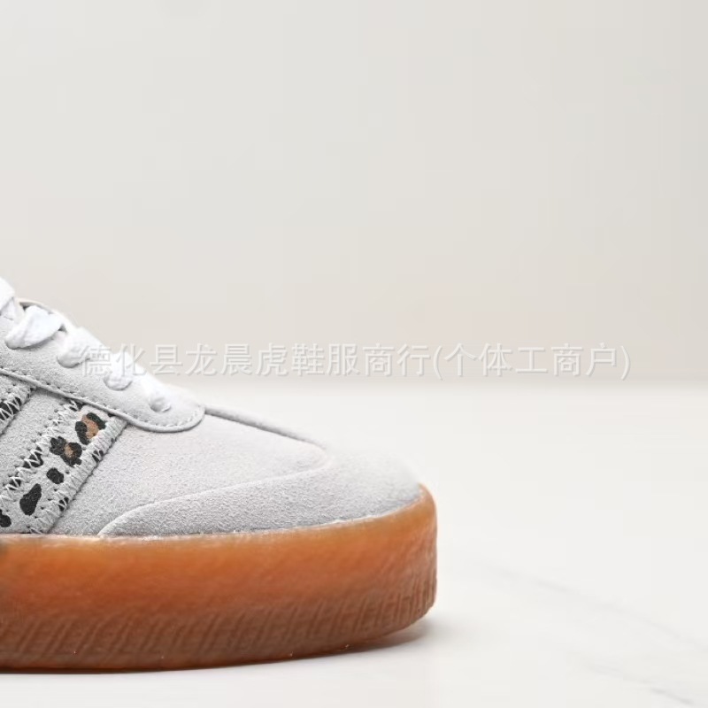 德训鞋女鞋莆田samba纯原百搭校园红蓝银色增高厚底休闲男小白鞋详情12