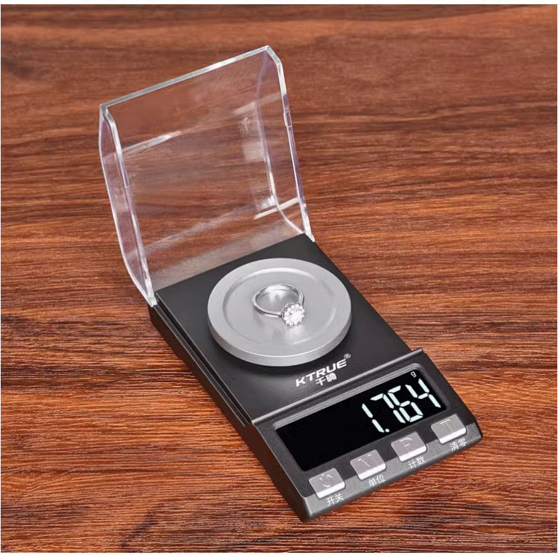 High-precision milligram jewelry electronic scale 0.001g microgram small gemstone mg gold special scale precision gram scale pic 27